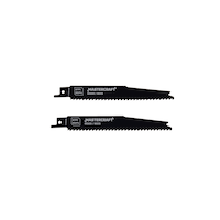 Mastercraft 6-in 6 TPI Cobalt Reciprocating Saw Blades for Wood, 2-pk Side_Right