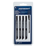 Mastercraft U-Shank HCS Jigsaw Blade Set for Wood, 5-pc Front_Flat
