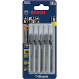 Bosch 1.97-in HCS Jigsaw Blade for Wood, Laminate, Plastic Front_Flat