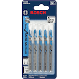 Bosch 2.05-in HSS Jigsaw Blades for Metal, 5-pk Front_Flat