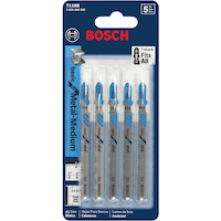 Bosch 2.05-in HSS Jigsaw Blades for Metal, 5-pk Front_Flat