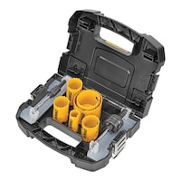 Ensemble de scie-cloche DeWALT, 9 pièces, trou bimétallique, service intense