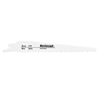 Mastercraft 6-in 6 TPI Bi-Metal Reciprocating Saw Blades for Wood, 2-pk Overhead_Plunge