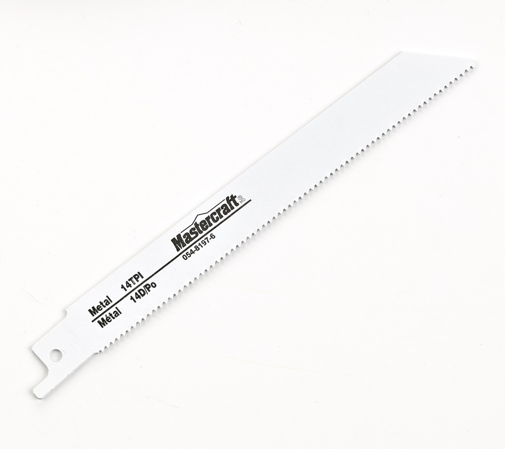 Mastercraft Reciprocating Saw Blade, 6in, 18TPI Canadian Tire