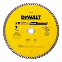 DEWALT Diamond Circular Saw Blade, 7-in Front_Flat