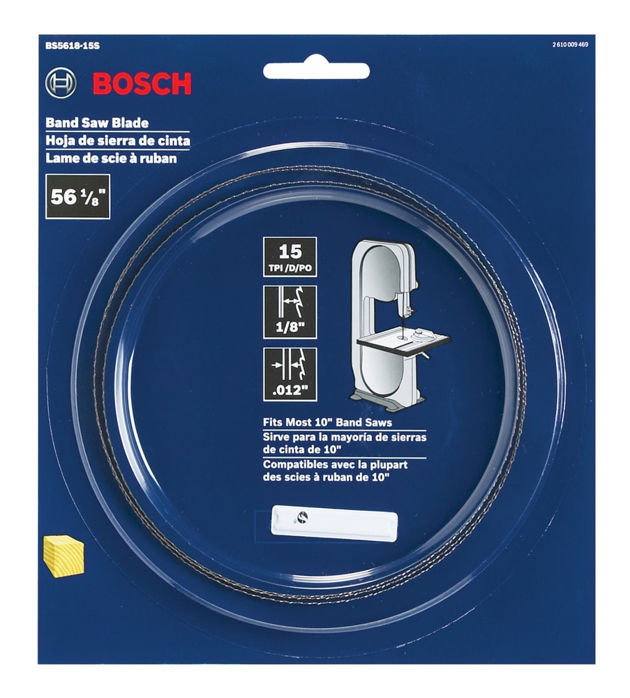 Bosch Wood Cutting Band Saw Blades, 56 1/8 x 1/8in, 15TPI Canadian Tire