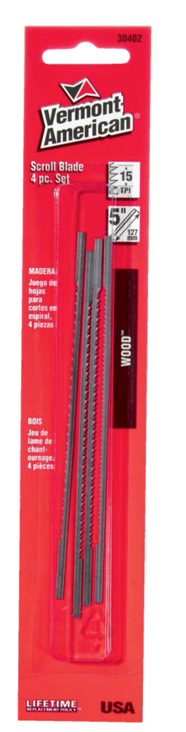Bosch Plain End Scroll Saw Blades, 5in, 4pk Canadian Tire