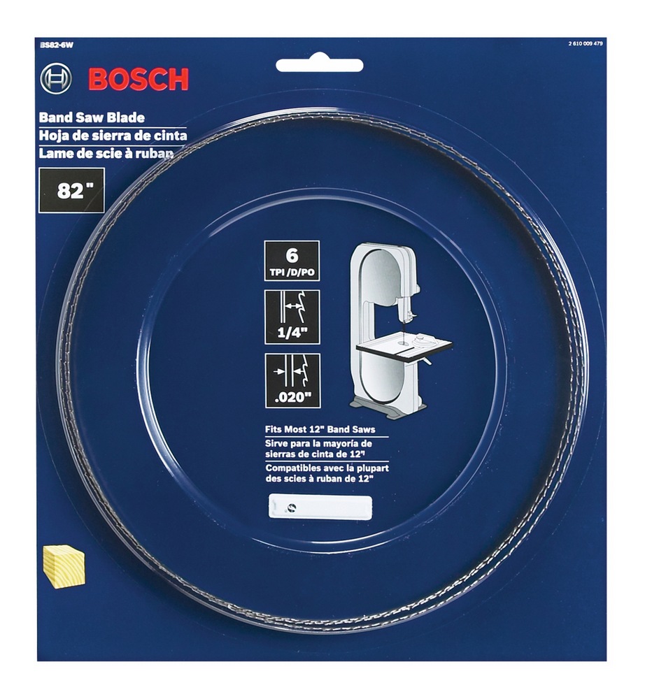 Bosch 82in x 1/4in 6 TPI Steel Band Saw Blade for Wood Canadian Tire