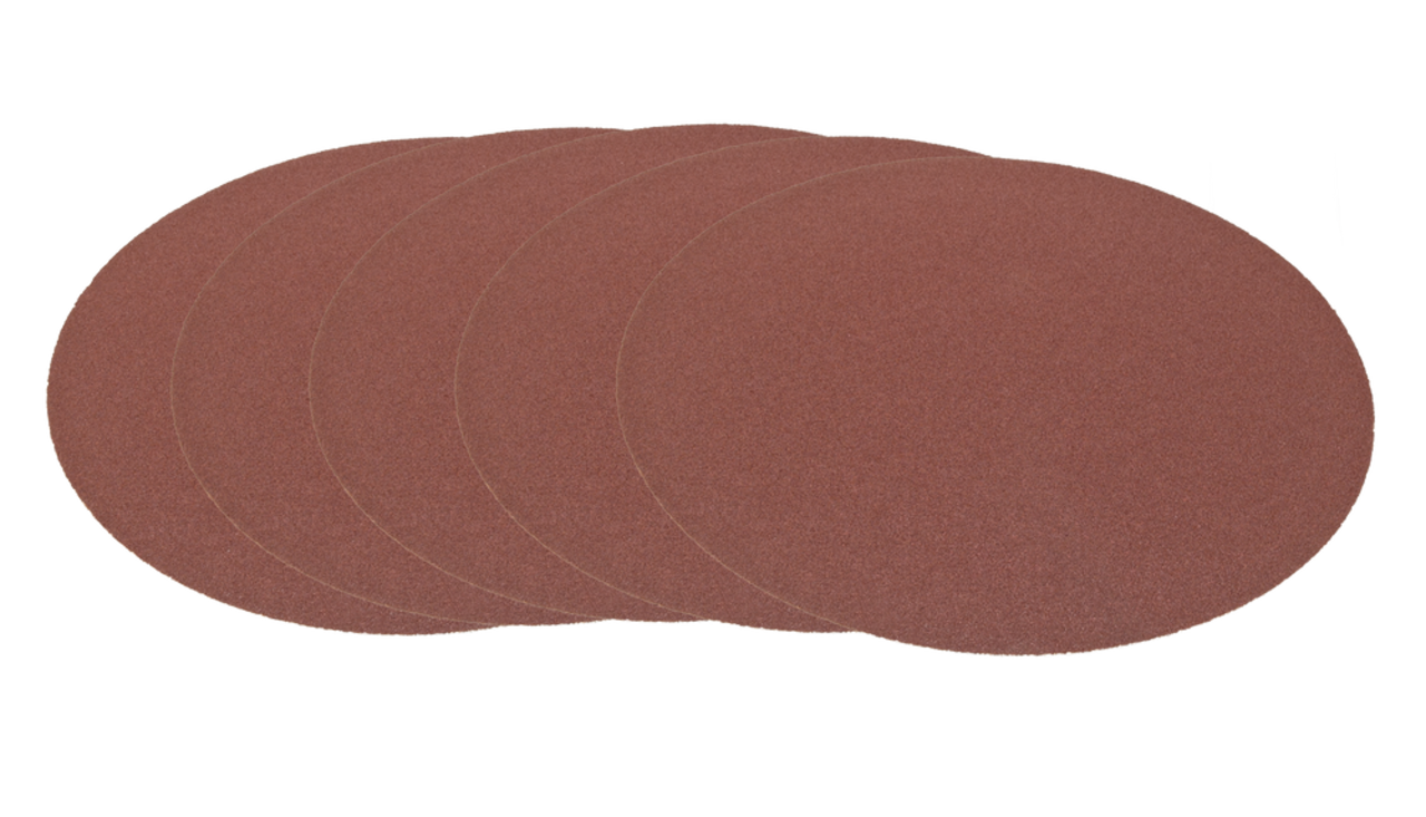 Mastercraft 12 in 60 Grit Aluminum Oxide Stick on Sanding Disc for