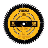 DEWALT DWA11060 10-in 60T Carbide Tipped Circular Saw Blade for Wood Front_Flat