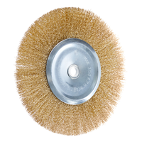 Mastercraft 8-in Crimped Steel Coarse Wire Wheel Brush, 5/8-in Arbor Front_Angled_Right