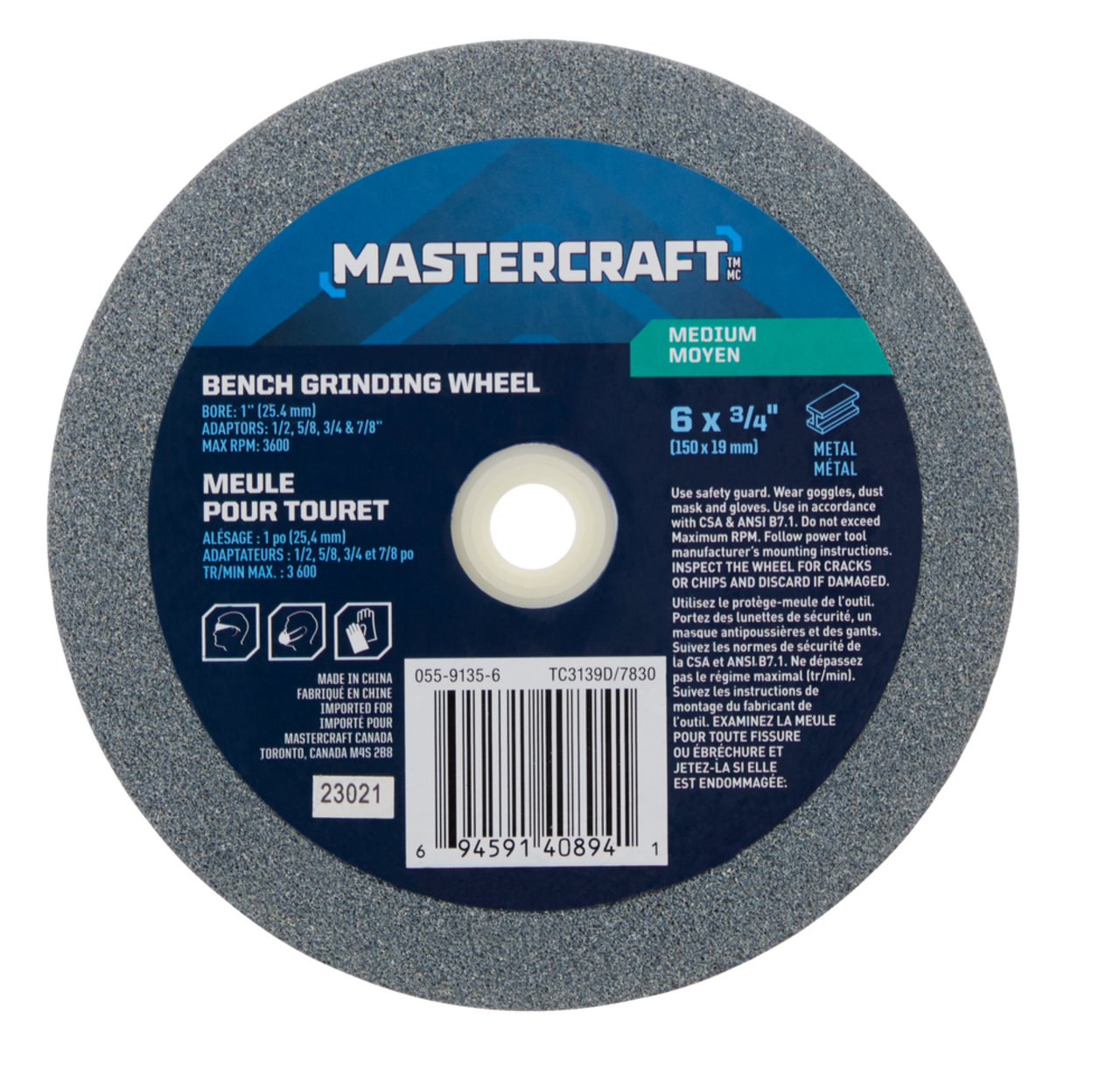 4 inch shop bench grinding wheel