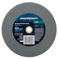 Mastercraft 8-in x 3/4-in Medium Aluminum Oxide Grinding Wheel/Disc Kit for Wood, Metal, Plastic