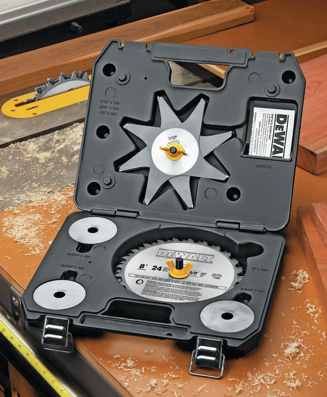 DEWALT DW7670 8in 24T Stacked Dado Set Carbide Tipped Circular Saw Blade for Wood Canadian Tire