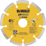 DEWALT 4-1/2-in 9T Diamond Coated Tuck Point Blade for Brick, Concrete, Stone Front_Flat