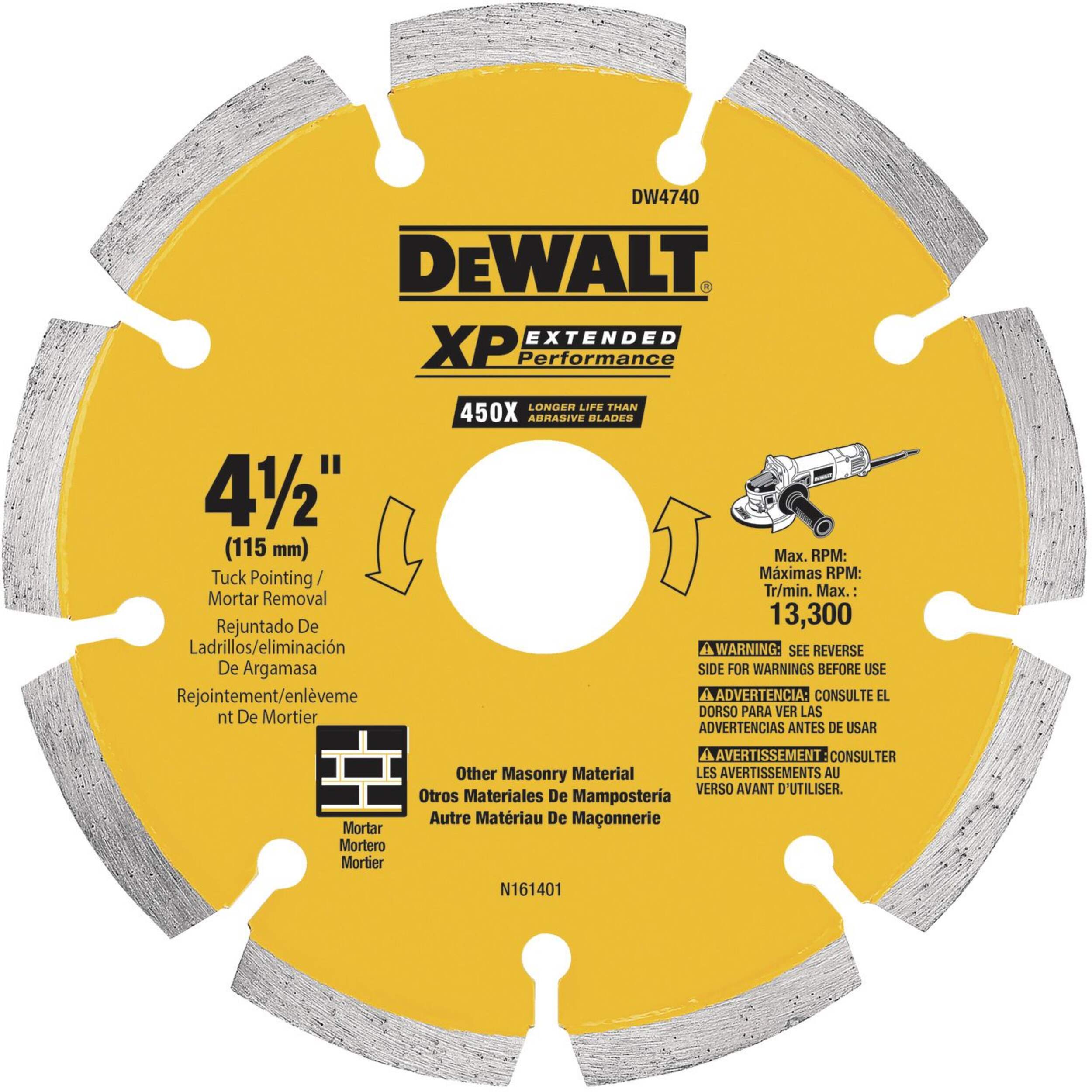 DW4.5"x0.250 DIA.BLA