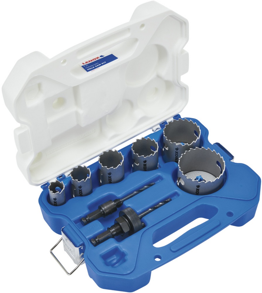 Lenox LXAH3LSET6 Electricians Carbide Tipped Hole Saw Set for Wood