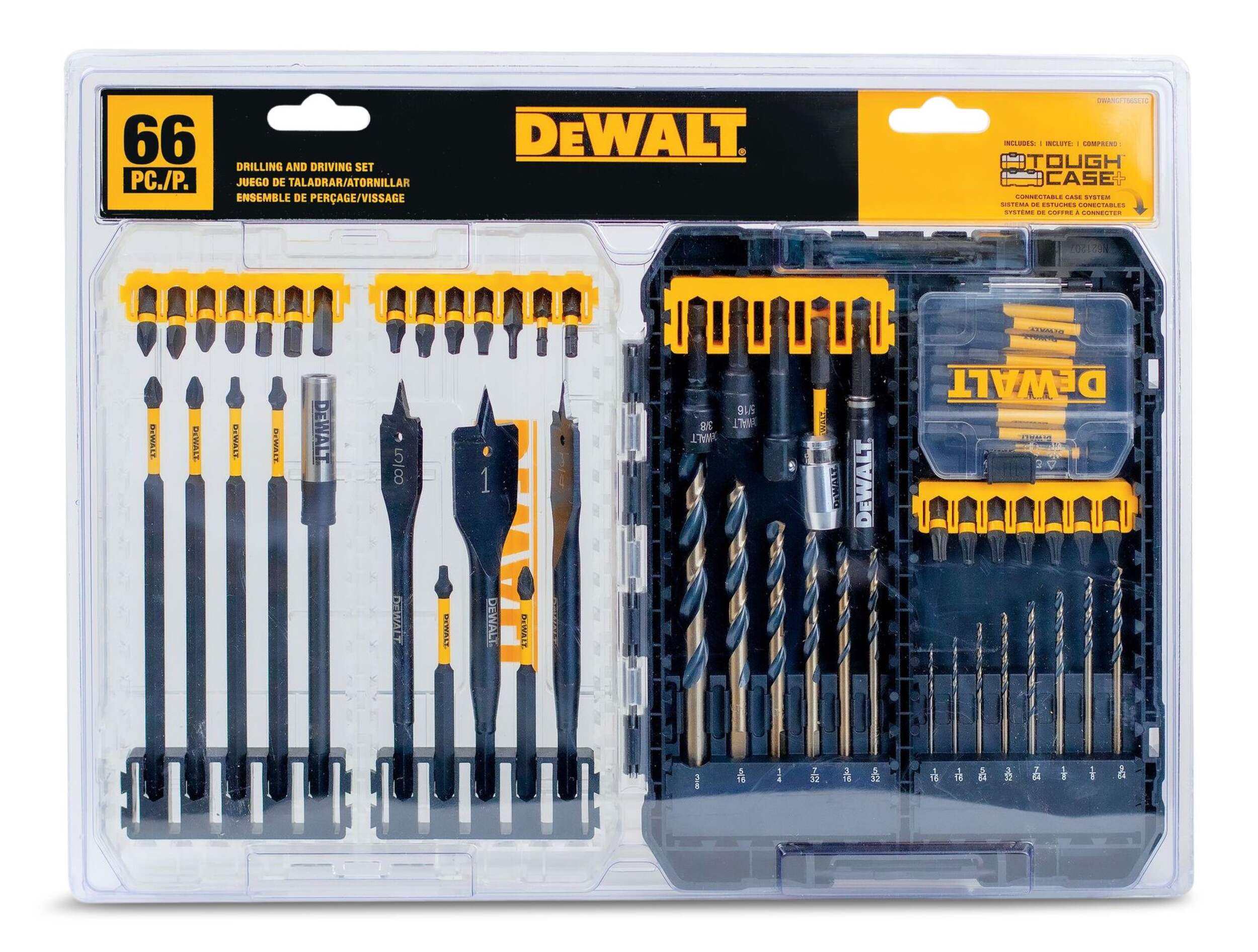 DEWALT (DWANGFT66SET) Flex Torq Drill/Drive Bit Set, 66pc Canadian Tire