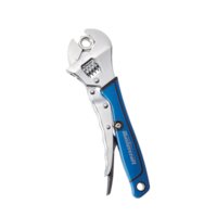 Mastercraft Locking Adjustable Wrench, Assorted Sizes Front_Three_Fourths_Angled_Left