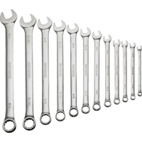 MAXIMUM Clinch Long Beam Wrench Set, SAE, 12-pc Overhead_Flat