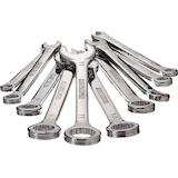 MAXIMUM Ignition Wrench Set, SAE/Metric, Nickel-Chrome Plating, 10-pc Overhead_Plunge