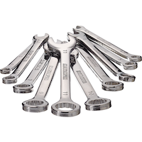 MAXIMUM Ignition Wrench Set, SAE/Metric, Nickel-Chrome Plating, 10-pc