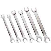 MAXIMUM Flare Nut Wrench Set, SAE/Metric, Alloy Steel, 6-pc Front_Flat