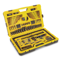 Stanley Professional Grade Black Chrome Socket Set, 274-pc, SAE/Metric
