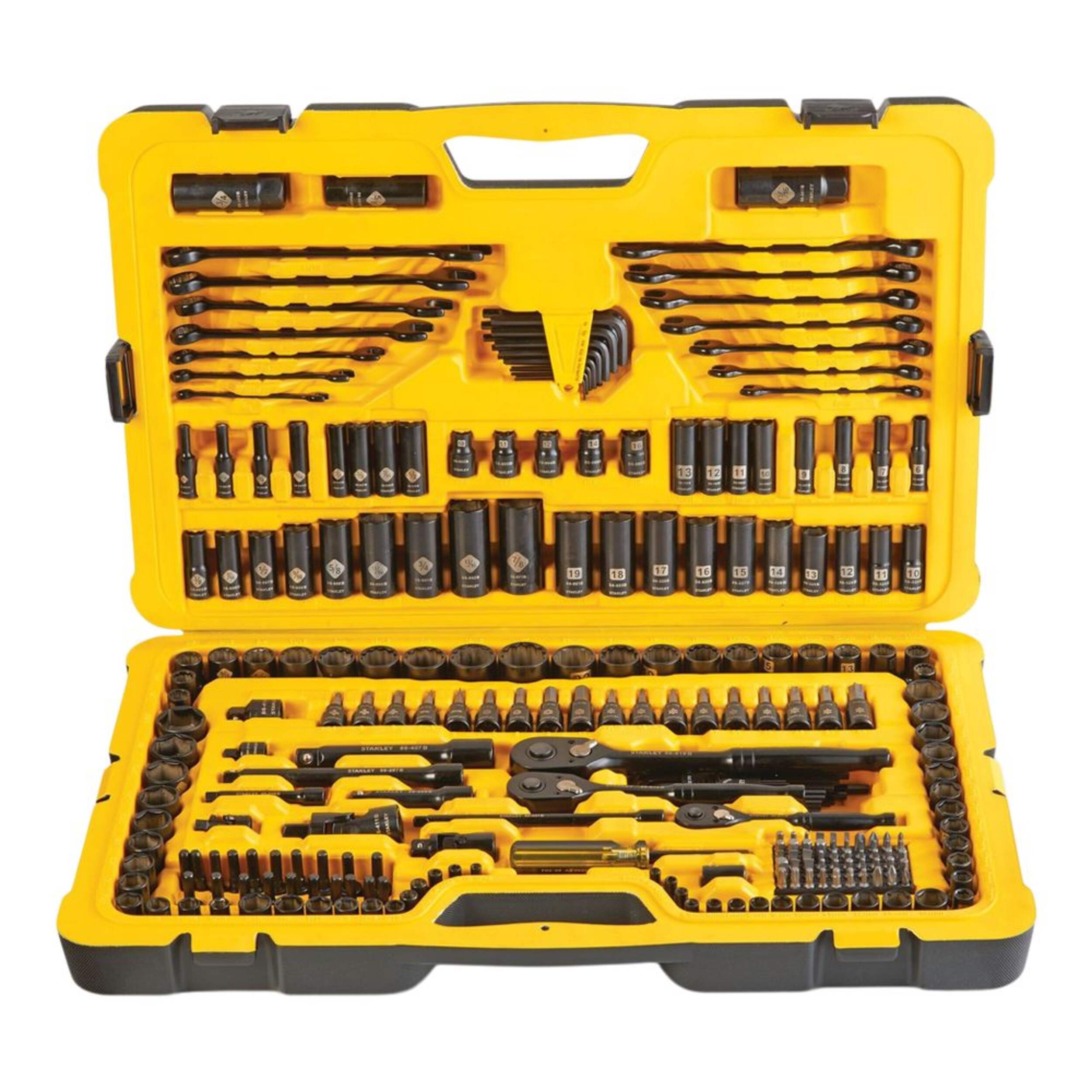 Stanley Professional Grade Black Chrome Socket Set, 274-pc, SAE/Metric Front_Elevated