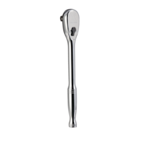 MAXIMUM 1/4-in Drive 90-Tooth Ratchet, CRV, Nickel-Chrome Plating, 6-in Back_Angled_Left