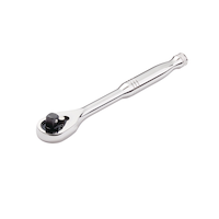MAXIMUM 3/8-in Drive 90-Tooth Ratchet, CRV, Nickel-Chrome Plating, 8-in Front_Three_Fourths_Angled_Left