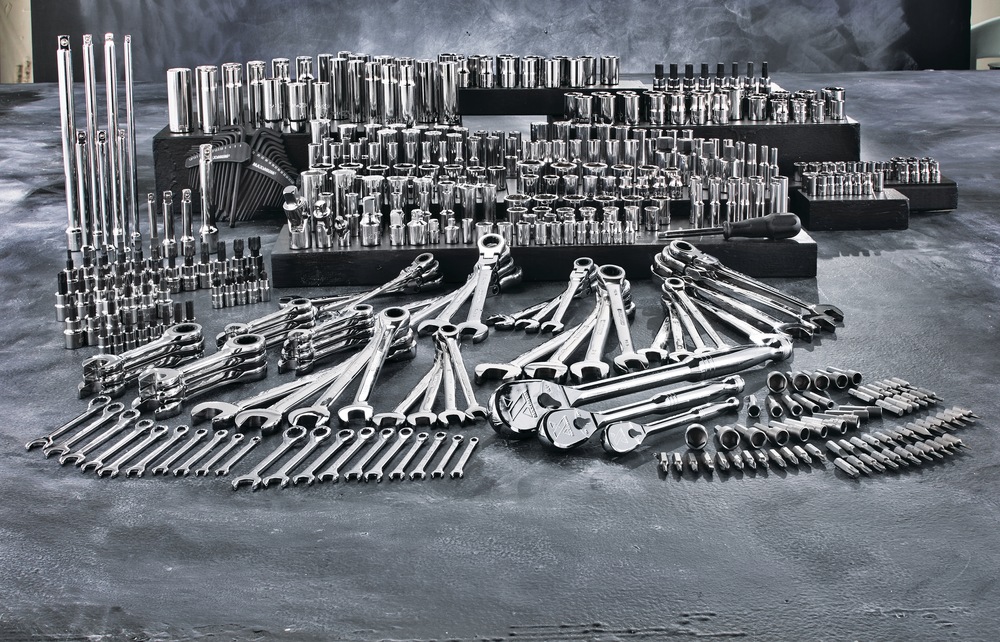 MAXIMUM Master Socket & Wrench Set, 500pc, CRV, NickelChrome Plating