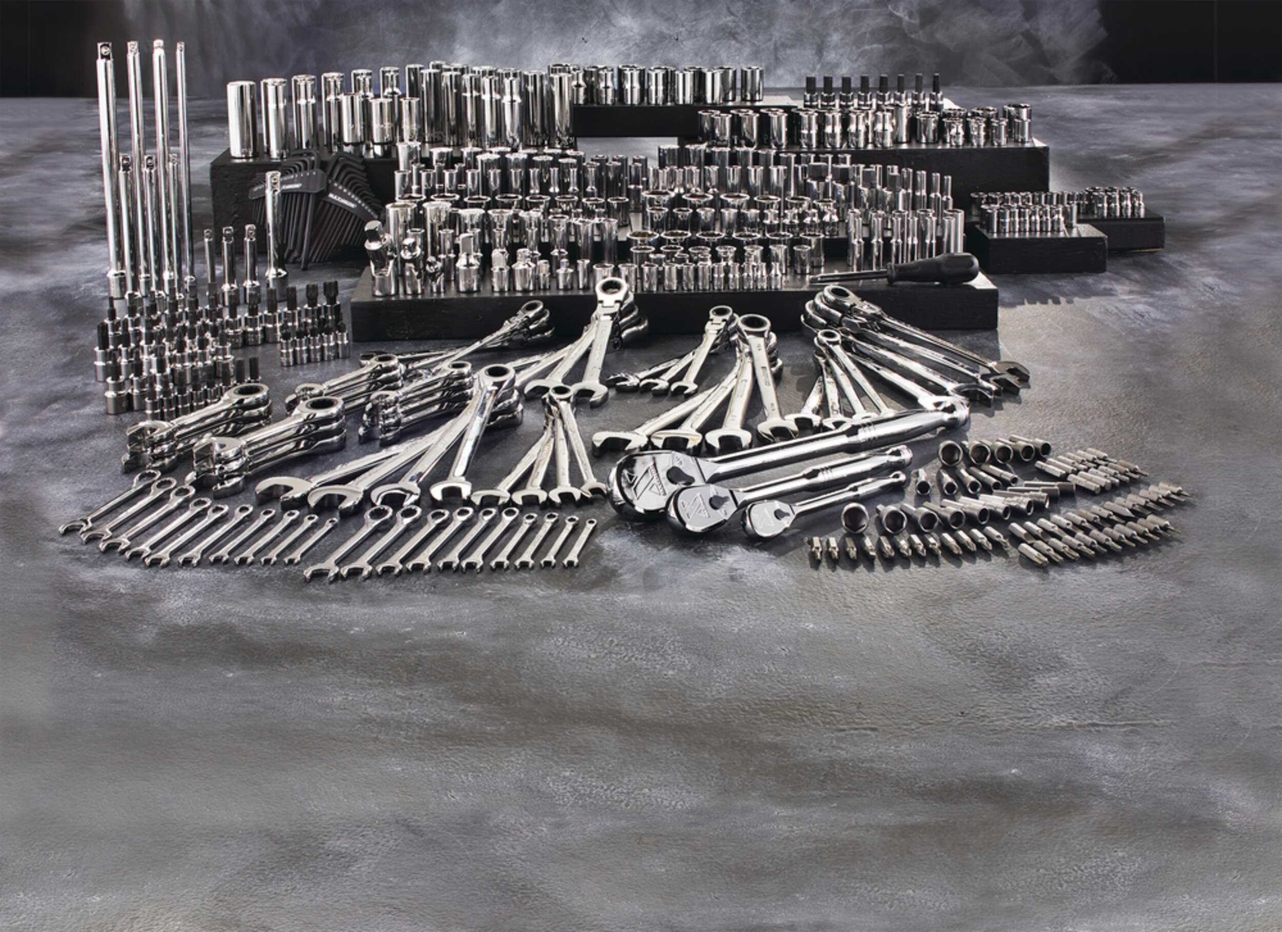 MAXIMUM Master Socket & Wrench Set, 500pc, CRV, NickelChrome Plating