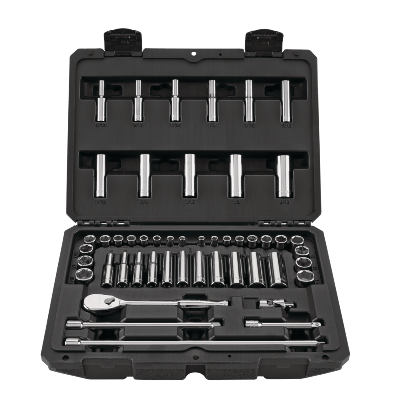 85 pc 1/4 in & 3/8 in Drive Mechanic's Tool Set