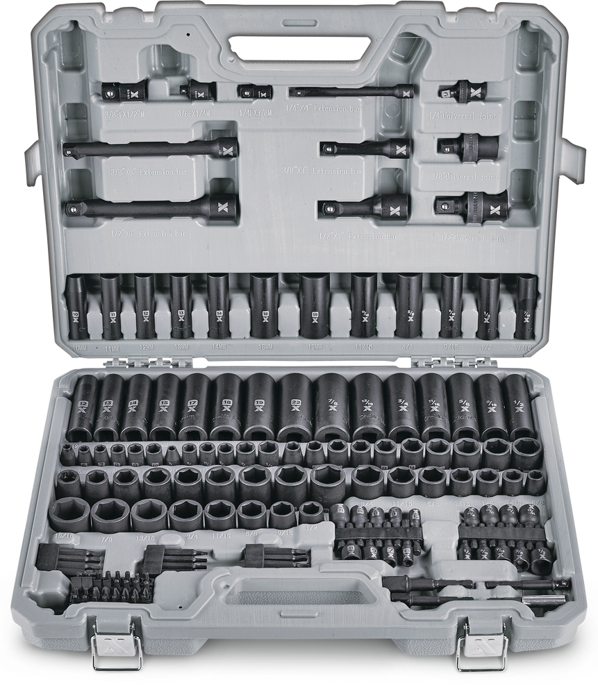 MAXIMUM Professional Grade Impact Socket Set, 150pc, SAE / Metric, CRMO Canadian Tire