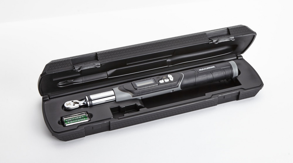 MAXIMUM 1/4in Drive Electronic Torque Wrench, 1.11 ft. lbs to 22.1 ft