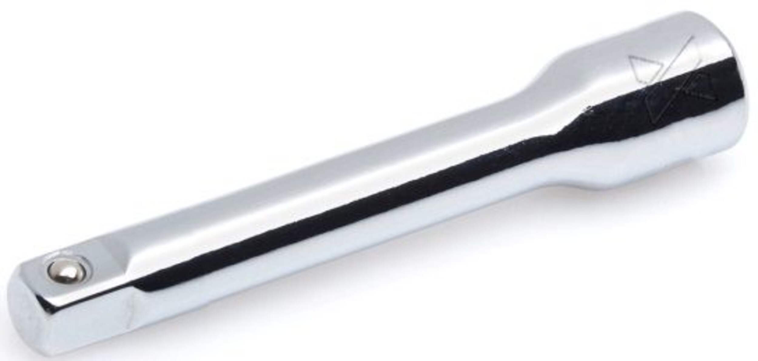 MAXIMUM 1/4-in Drive Extension Bar, CRV, Nickel-Chrome Plating, 3-in Front_Three_Fourths_Angled_Left