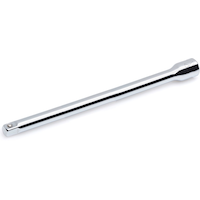 Rallonge à prise de 1/4 po MAXIMUM, CRV, placage nickel/chrome, 6 po Front_Three_Fourths_Angled_Left