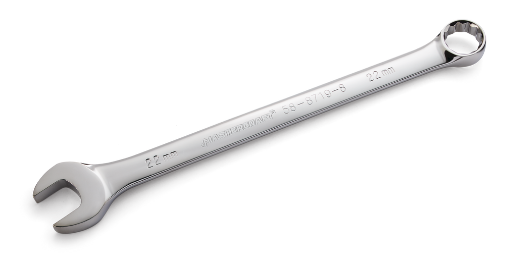 Mastercraft Master Combination Wrench Set, 60pc, SAE/Metric, Nickel