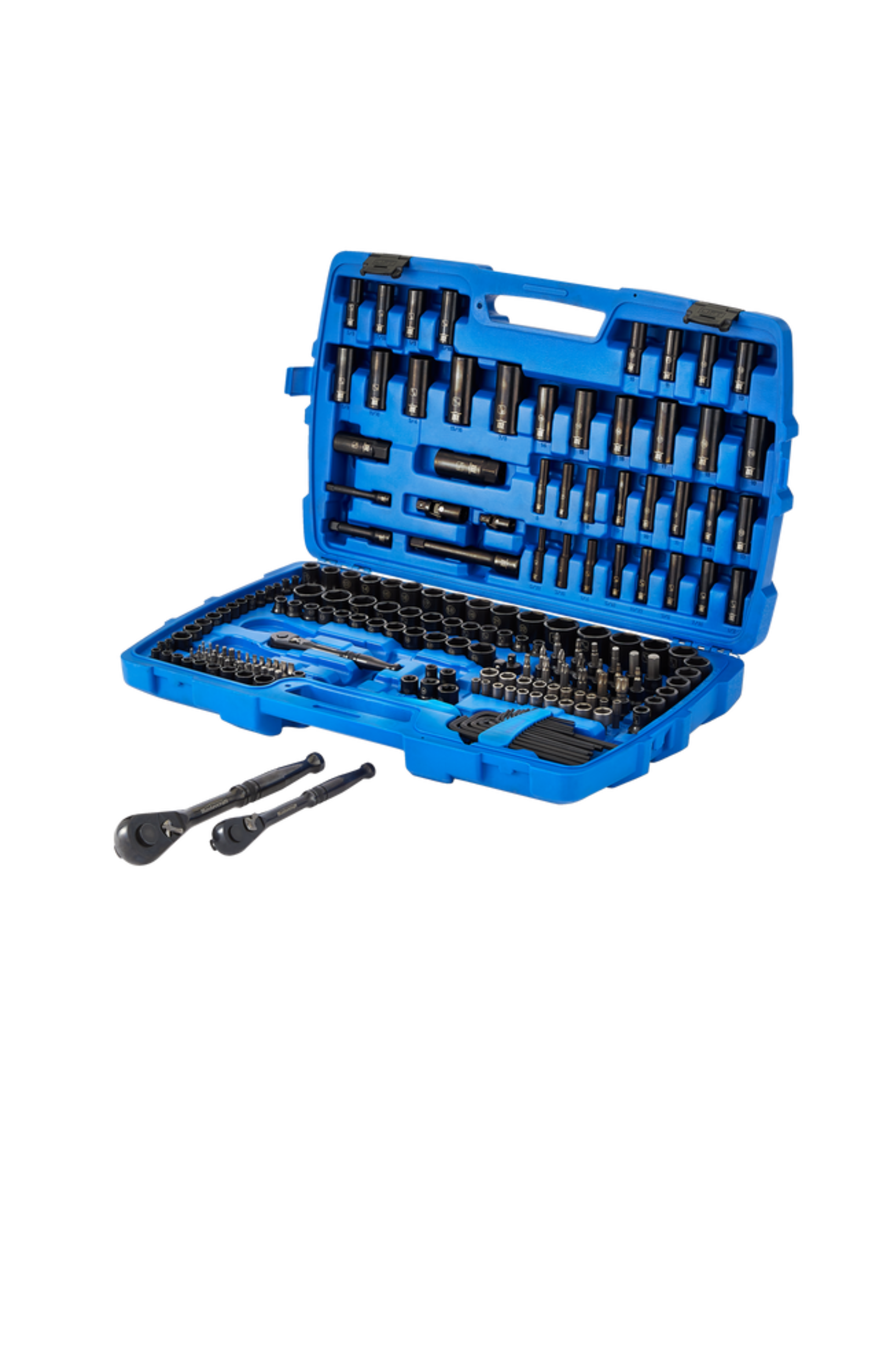 Mastercraft Socket Set, 229pc, SAE / Metric, CRV, Black Steel Finish Canadian Tire