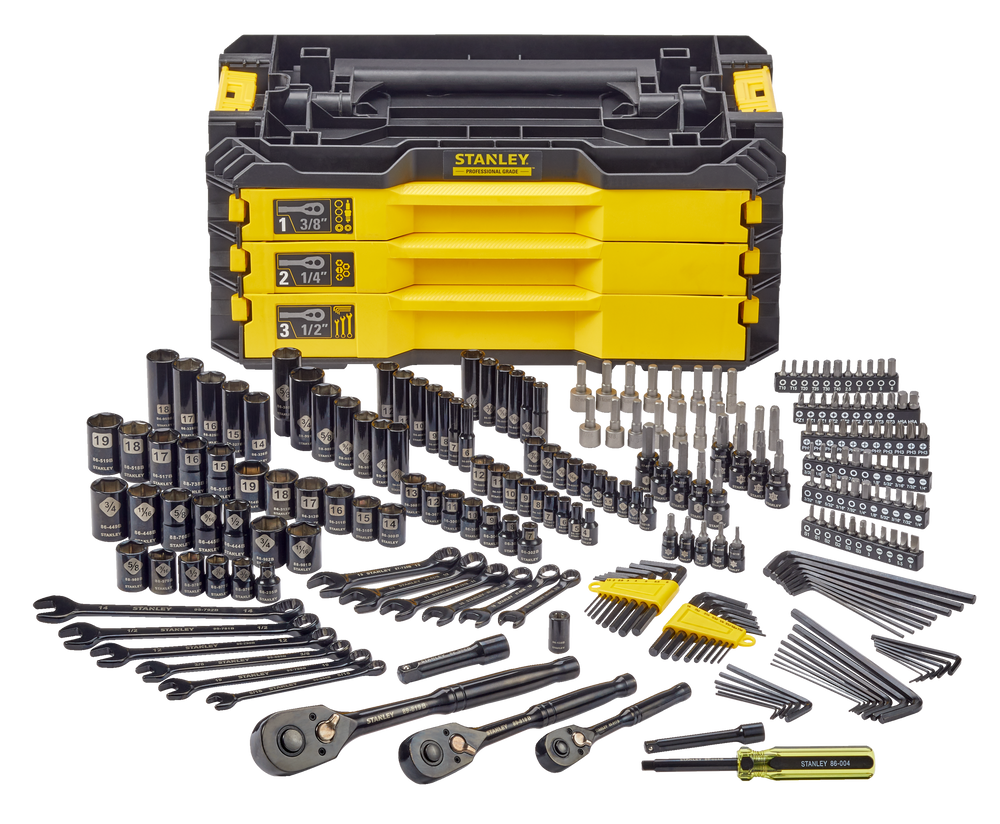 Stanley Professional Grade Black Chrome Socket Set, 236-pc | Canadian Tire