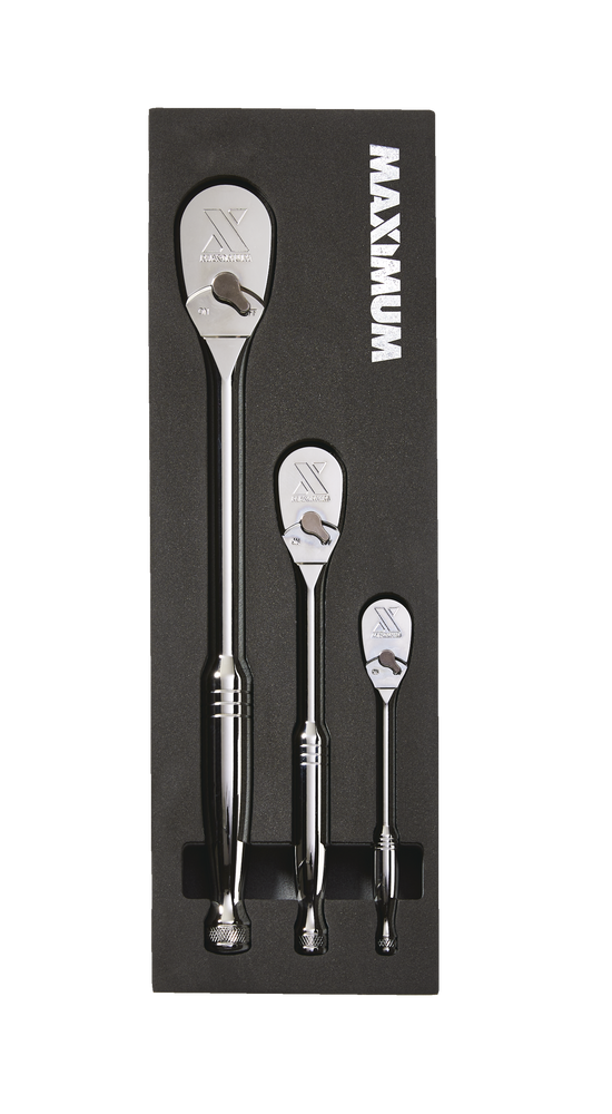 MAXIMUM Ratchet Set, 90Tooth, 3pc Canadian Tire
