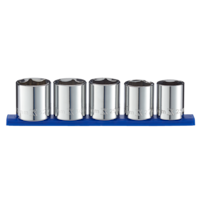 MAXIMUM 1/2-in Drive XL Socket Set, Metric, 5-pc Front_Elevated