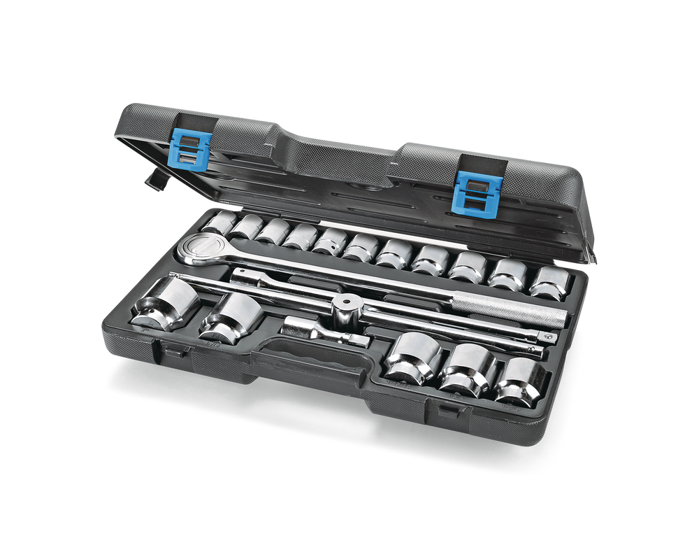 Mastercraft Socket Set 20pc, 3/4in Drive, SAE, Steel, Chrome Canadian Tire