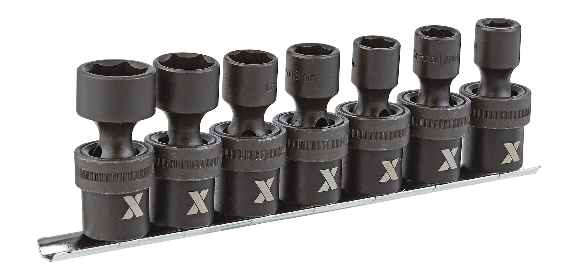 MAXIMUM 3/8-in Drive Swivel Impact Socket Set, 7-pc, Metric, CRMO