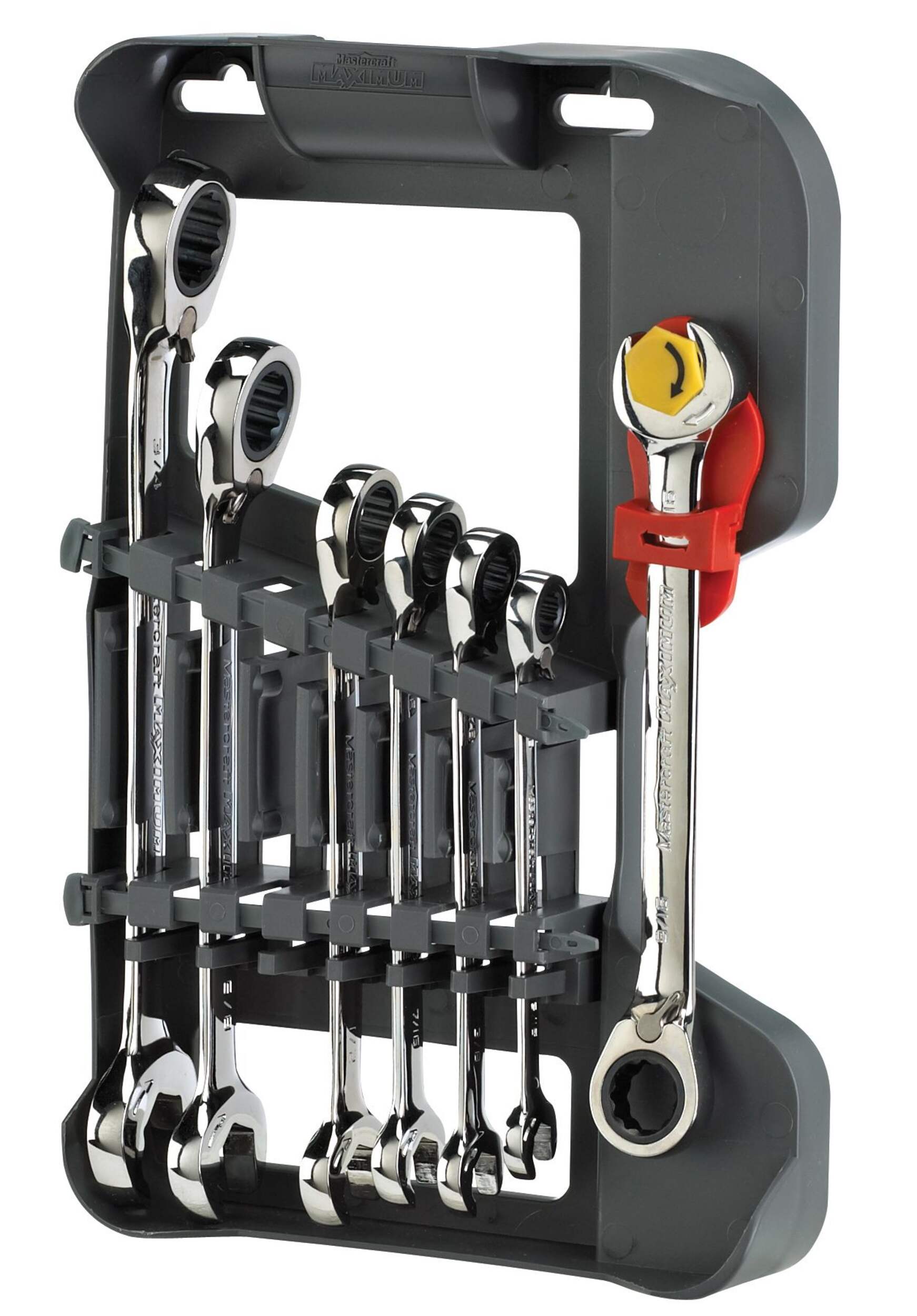 MAXIMUM Metric Double Ratcheting Combo Reverse, 7-pc Back_Angled_Right