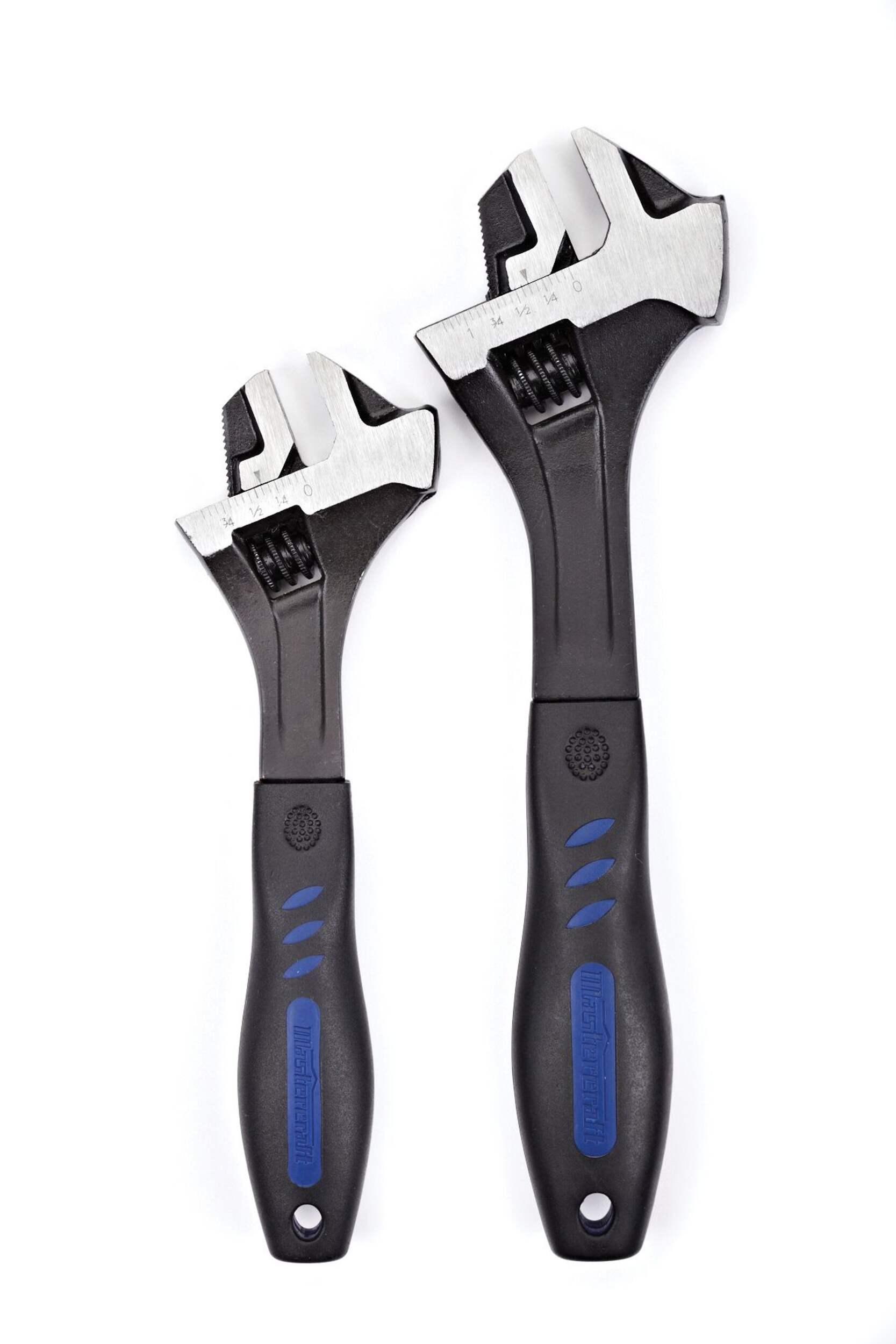 Mastercraft 3-in-1 Adjustable Wrench Set, 2-pc Front_Flat
