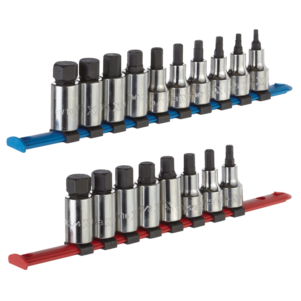 MAXIMUM 1/2in Drive Hex Bit Socket Set, 18pc Canadian Tire