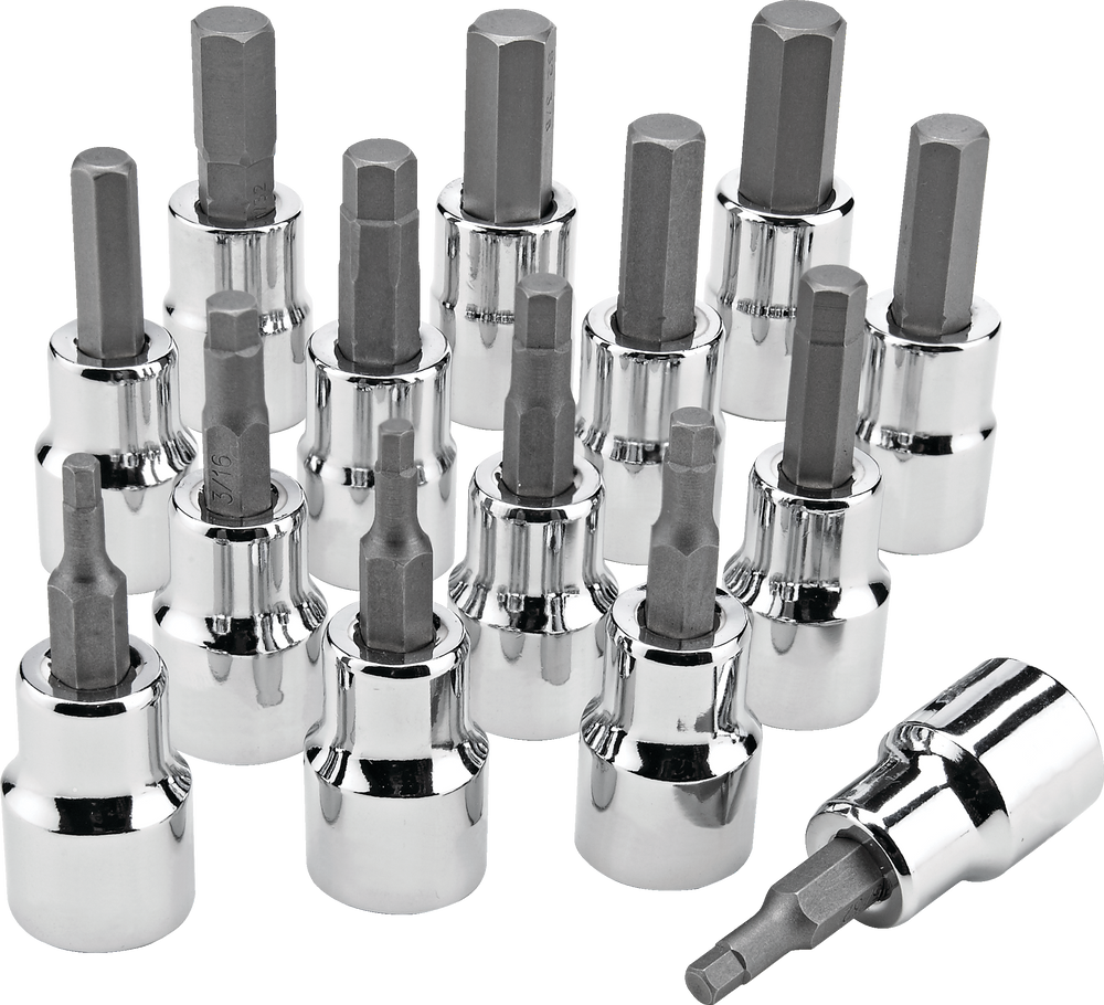 MAXIMUM 3/8in Drive Hex Bit Socket Set, 14pc Canadian Tire