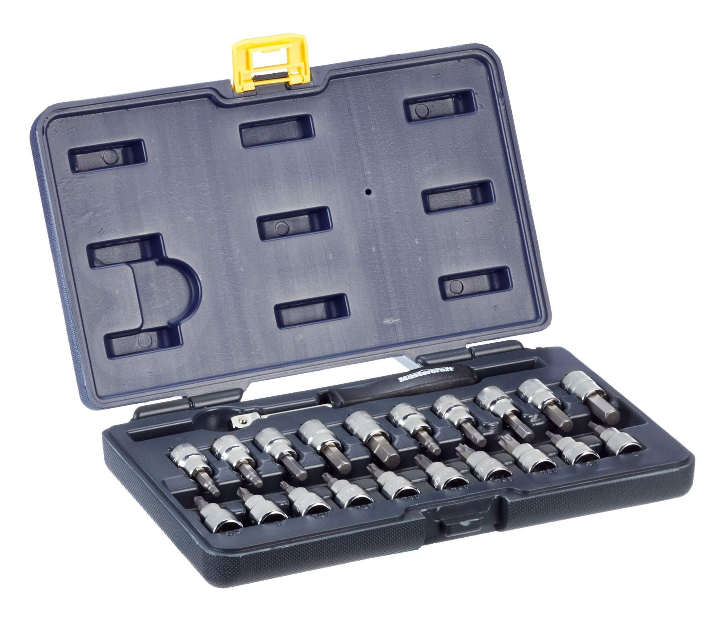 MAXIMUM 21-pc 3/8-in Driver and Bit Socket Set Front_Angled_Right